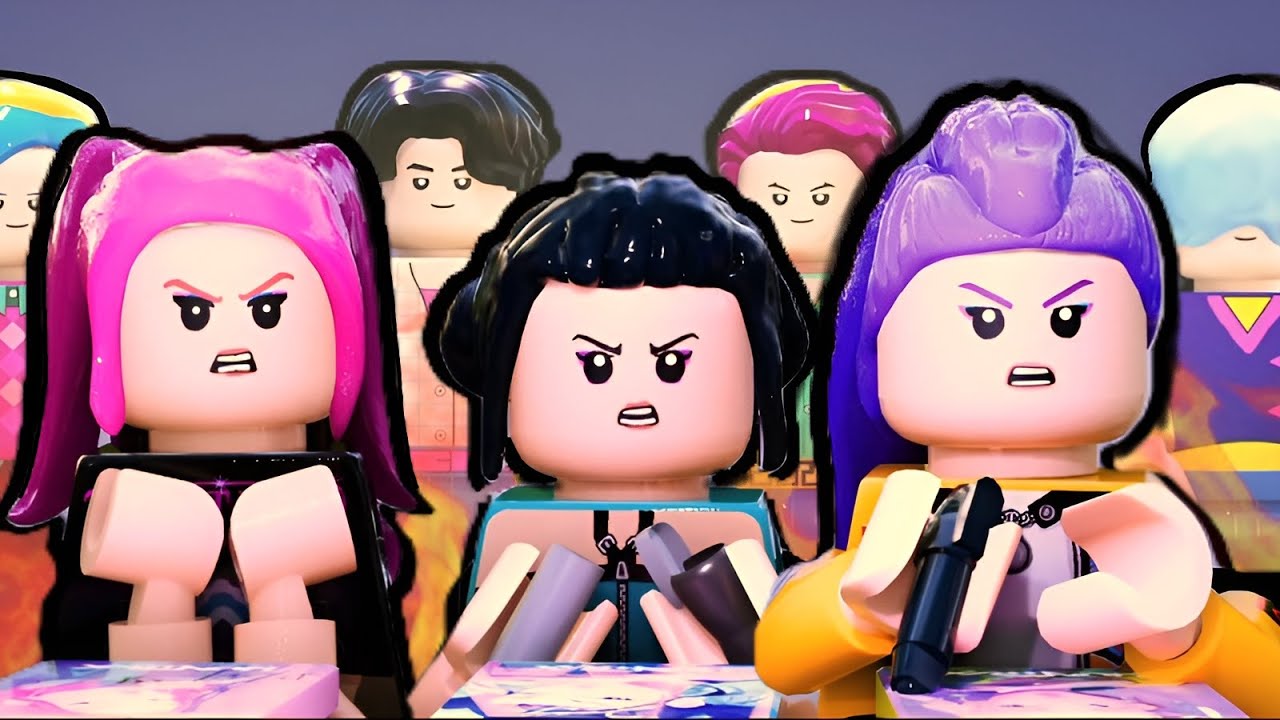 Huntrix Fan Event Breakout Scene but in Lego