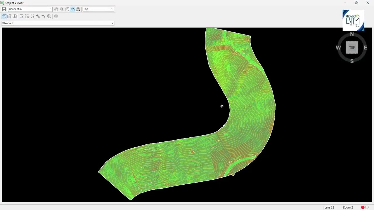 2.-Convertir PDF a AutoCAD y crear superficie con Civil3D