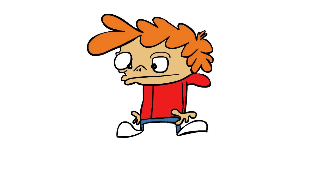 Gingerkid Picking His Nose