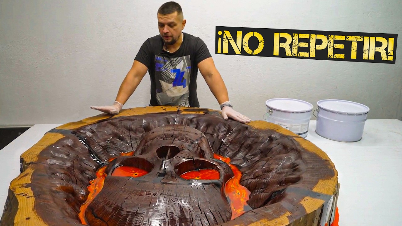 Una nueva era en las mesas de resina epoxi. Nunca has visto algo así.