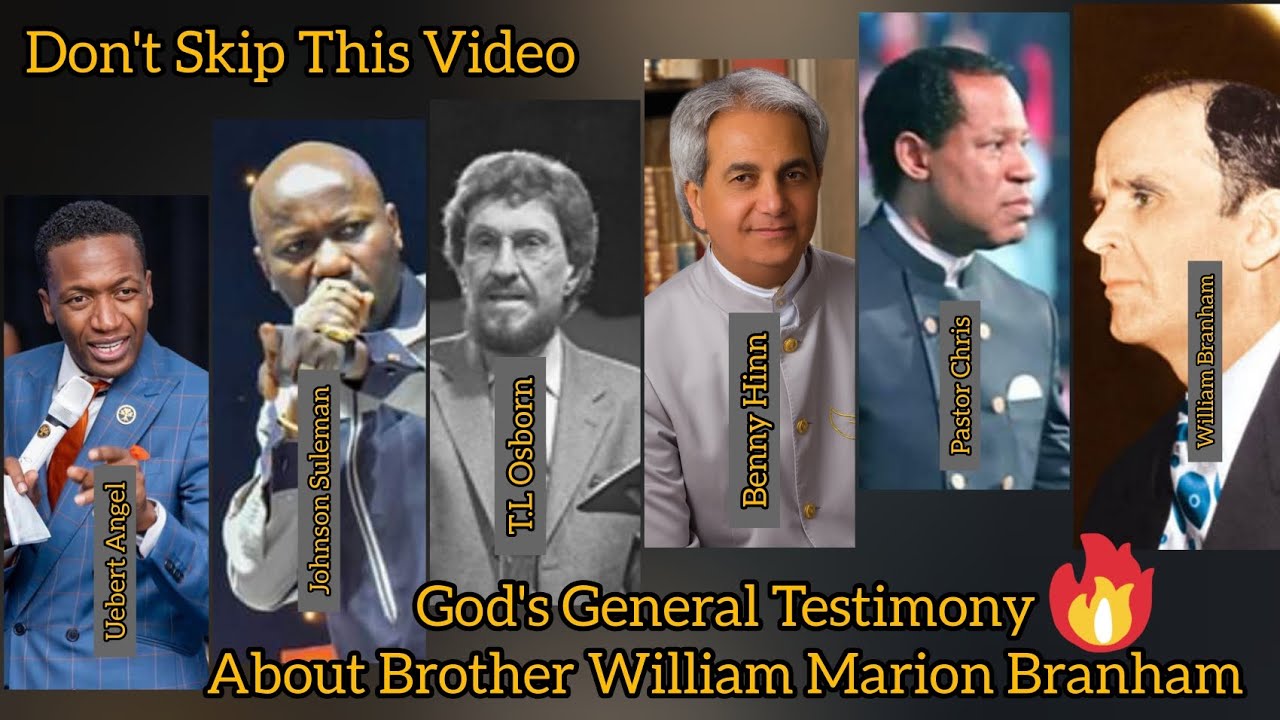GLORY 🔥🔥Uebert Angel,Pst Chris,Benny Hinn, T.L Osborn & Aps. Suleman testimony about William Branham