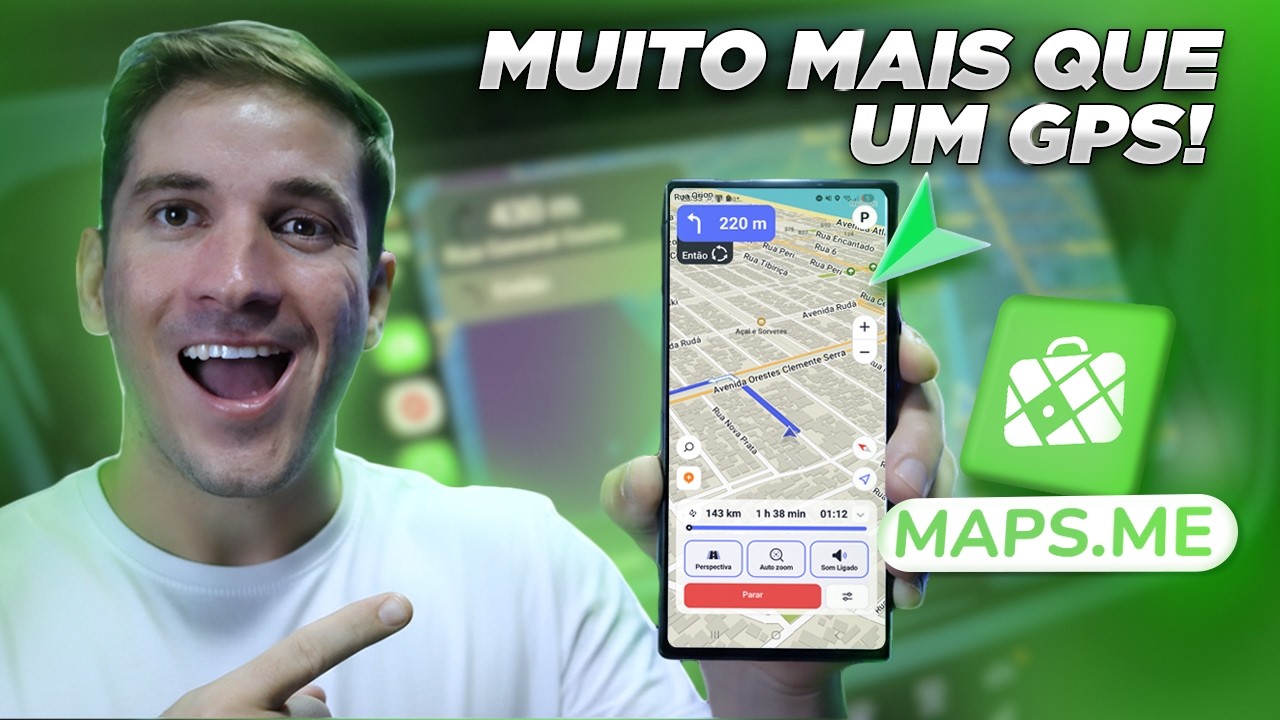 MAPS.ME - O GPS OFFLINE NÚMERO 1 do MUNDO - Como Configurar e Usar