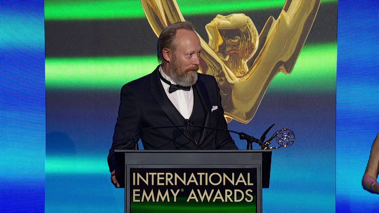 2018 International Emmy® Best Performance by an Actor Winner Lars Mikkelsen in Herrens Veje (Ride Up