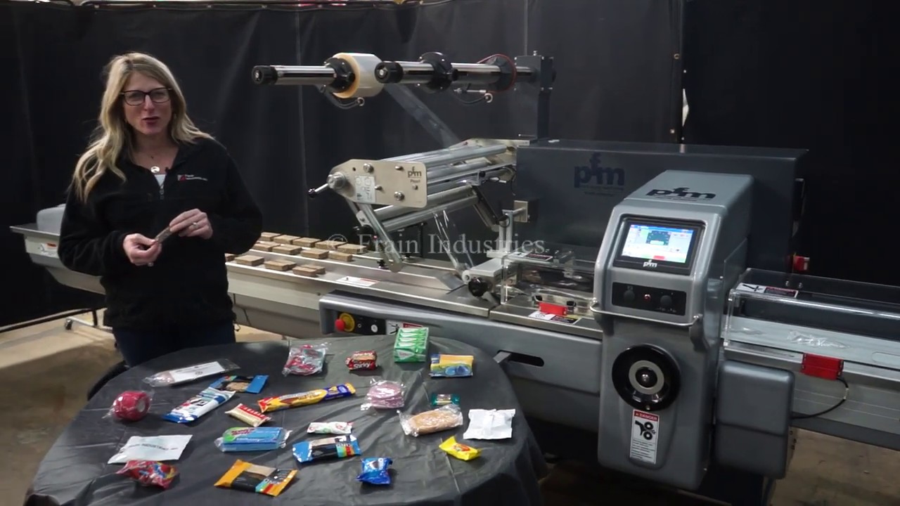 Pfm Pearl,2-up, automatic,3 axis, servo driven, horizontal flow wrapper