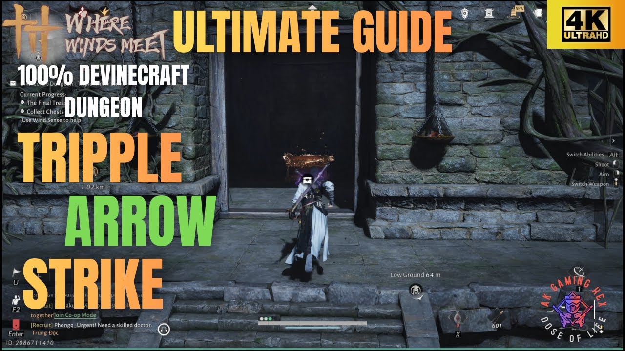 Devinecraft Dungeon - Triple Arrow Strike - 100 Percent chest complete - Where Winds Meet