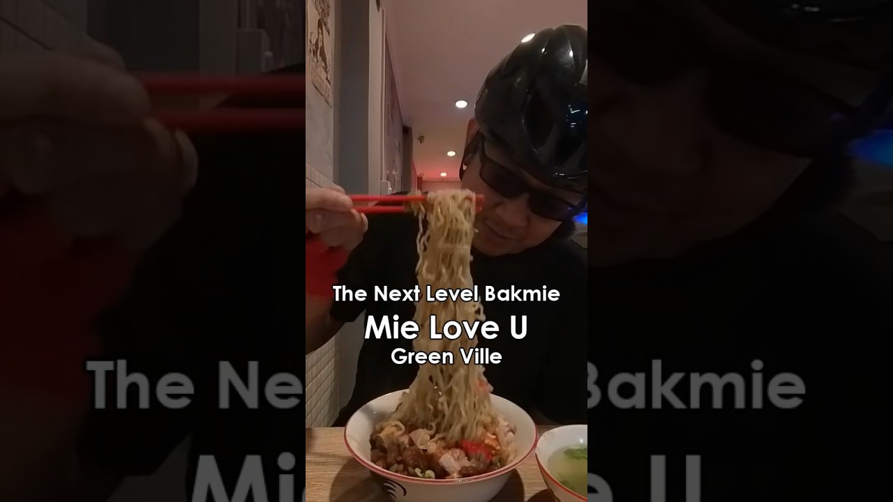 Mie Love U #cycling #gowes #cyclist #jakarta #barat #greenville #bakmi #nonhalal #babi #panggang