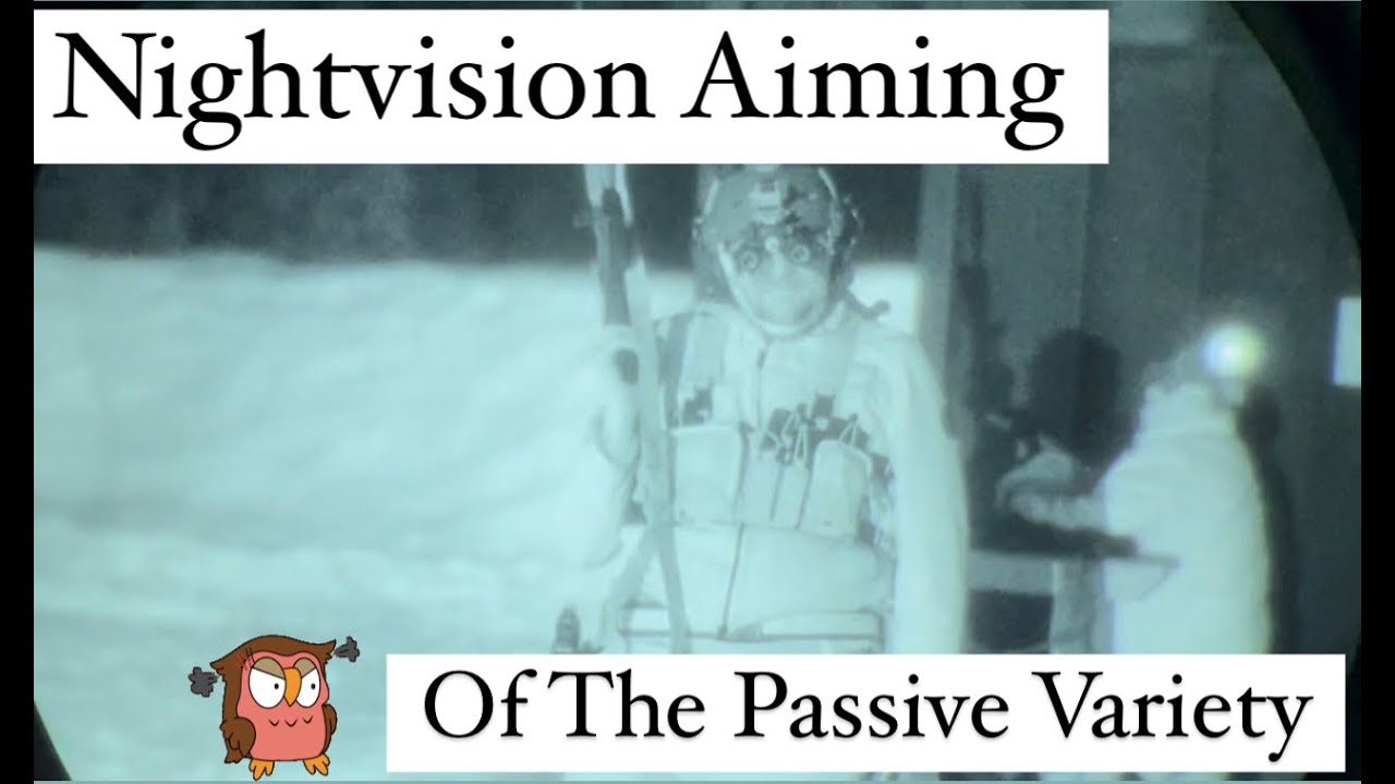 Passive Aiming With Nightvision Is Pretty Neat