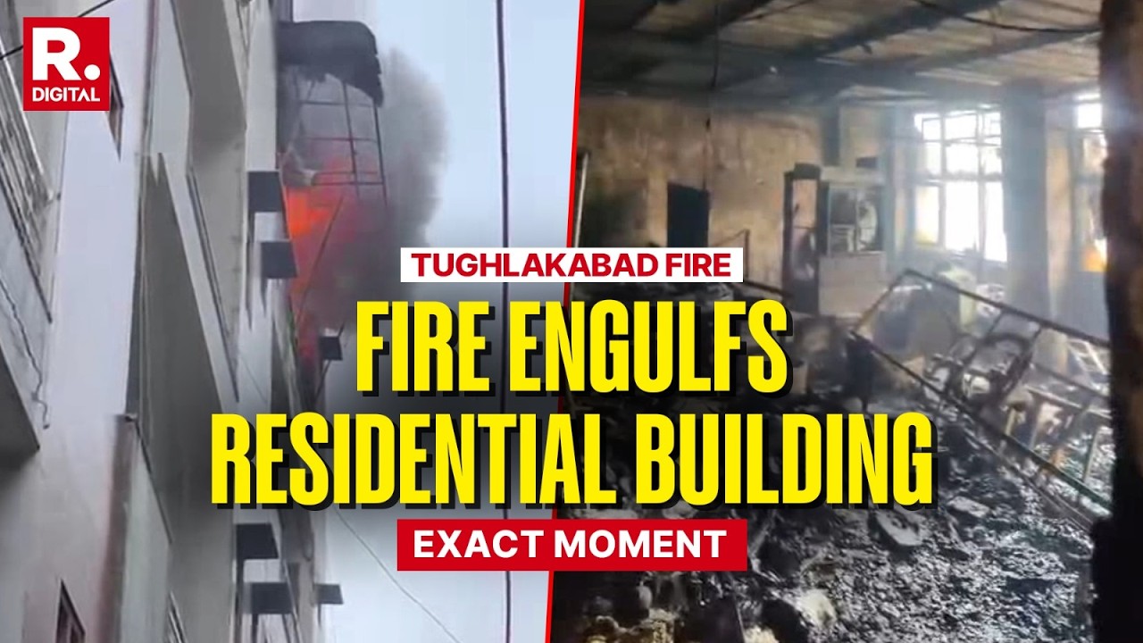 Delhi Fire: 'Vehicles Caught Fire', Residential Building Catches Fire, At Least 3 Dead | Tughlakabad