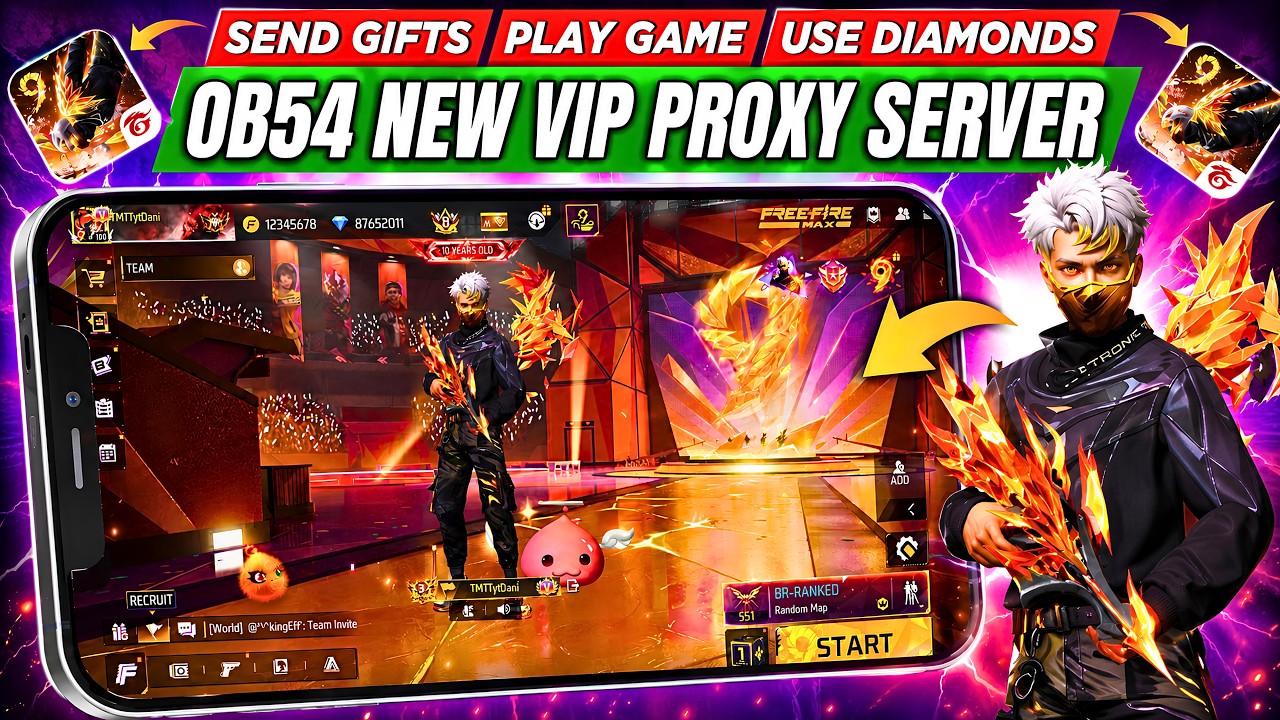 How To Download Free Fire New OB54 Proxy Server | VIP Proxy Server Free Fire OB 54 New Update | TMTT