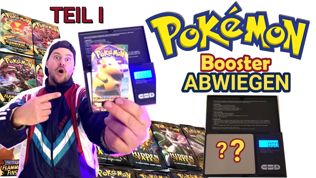 TEIL 1 Pokemon Booster Packs Abwiegen 2020 !! Ist das m&ouml;glich ?? Pokemon Karten Reselling Hustle