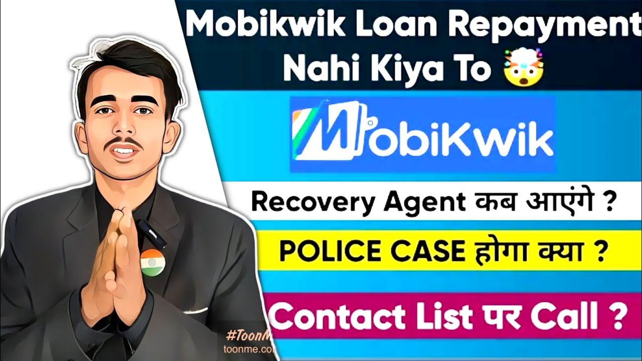 Mobikwik loan repayment nhi kiya to😭 | Loan Not Paid❌️ | Notice | Case | Recovery Agent Visit home