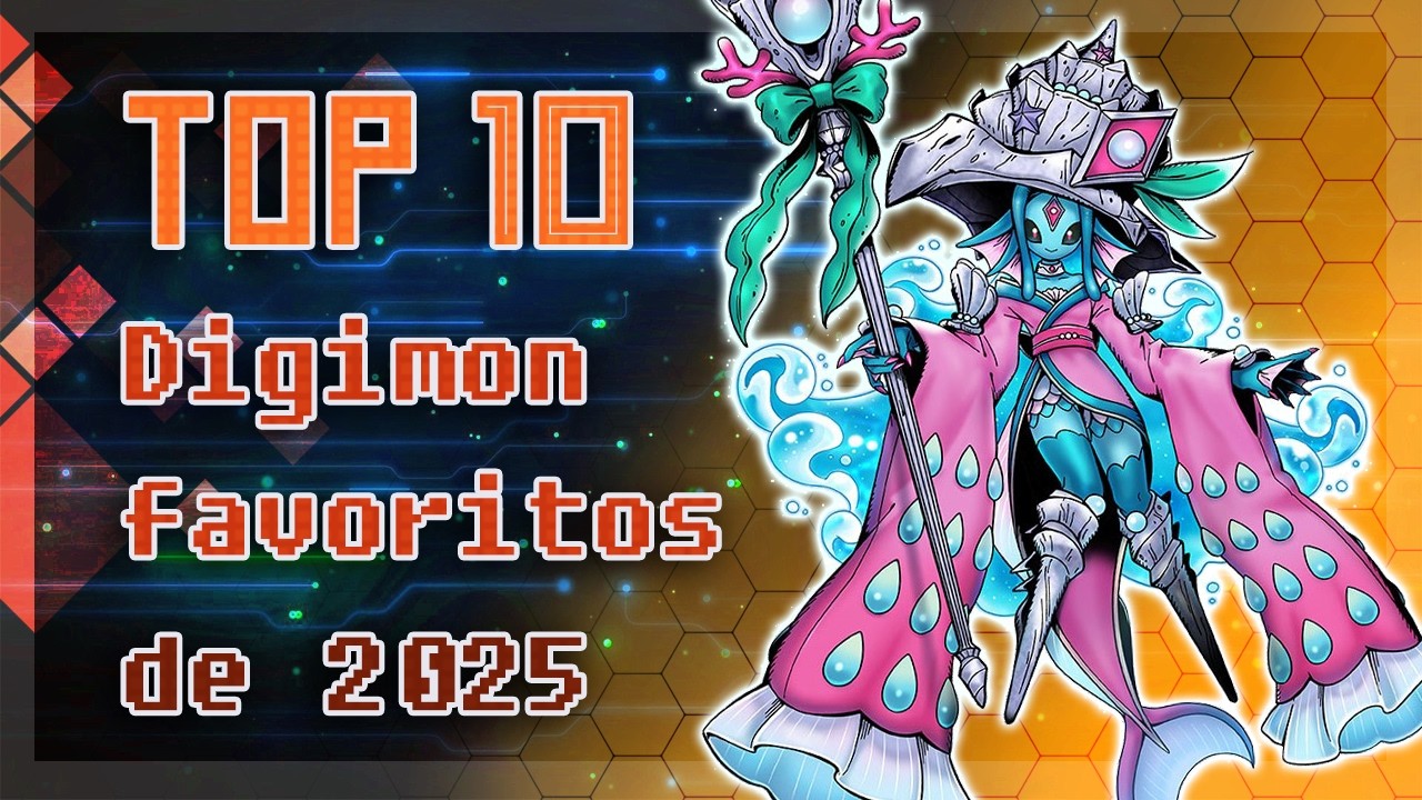 TOP 10 Digimon Favoritos del 2025