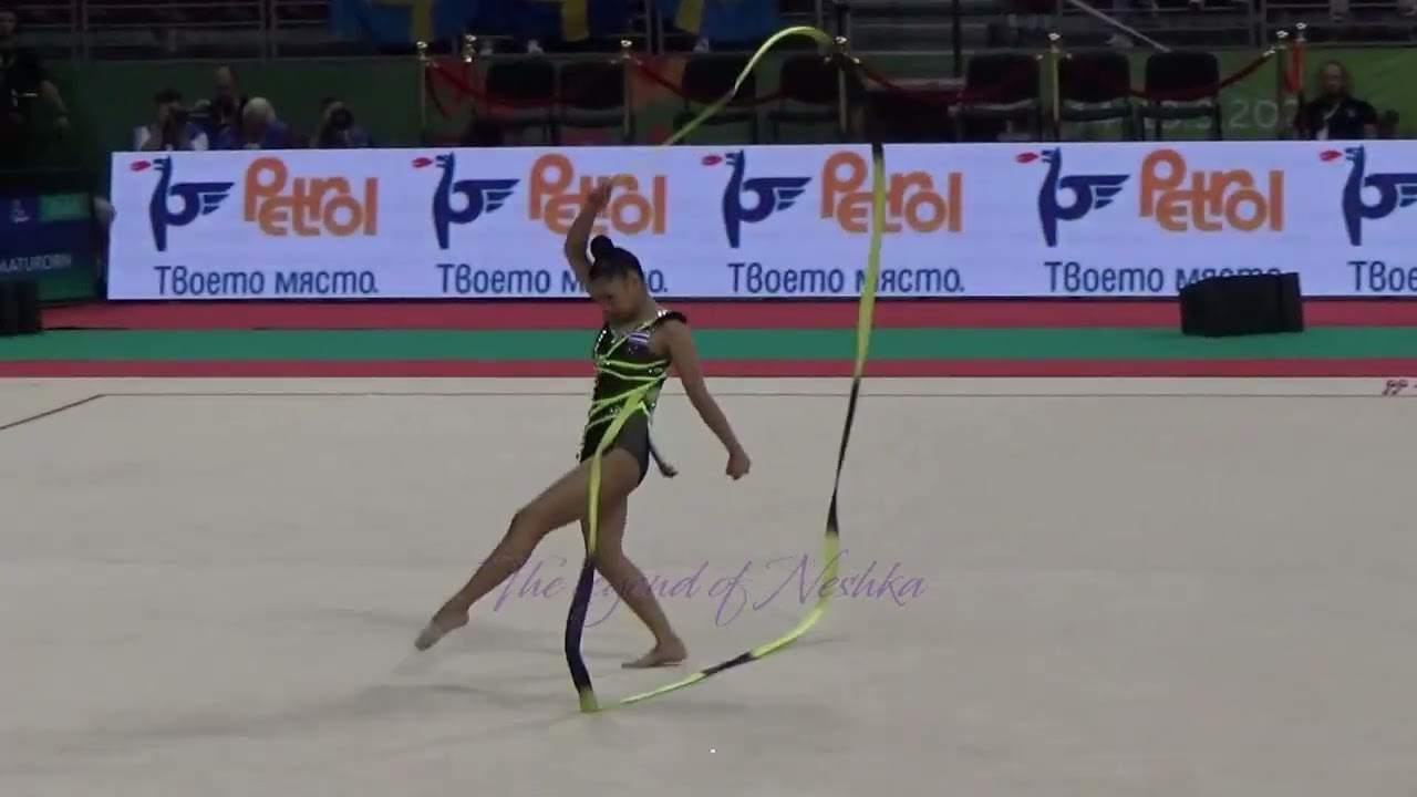 Piyada PEERAMATUKORN (THA) ribbon - 2022 worlds Sofia Qualifs