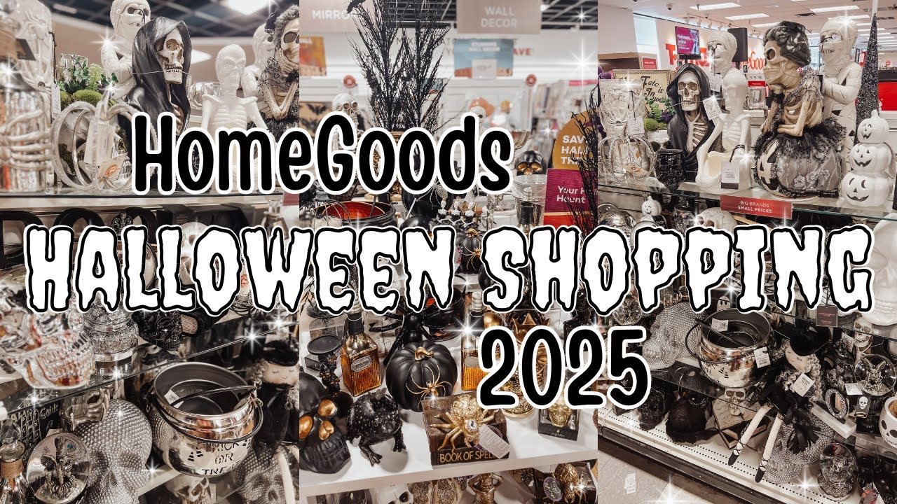 HOMEGOODS! Halloween Decor Shop With Me 2025! New Decor Finds At HomeGoods - Shopping With Friends
