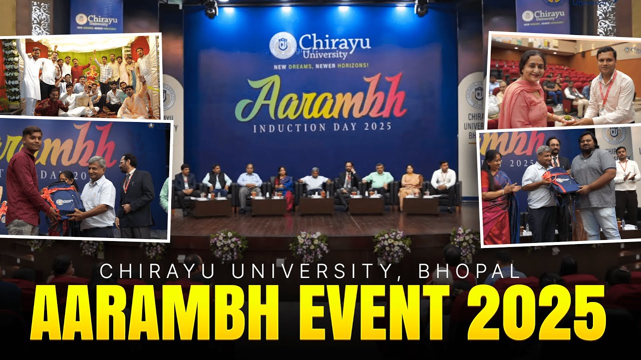 Chirayu University Aarambh Induction Day 2025 | New Student Orientation & Campus Tour