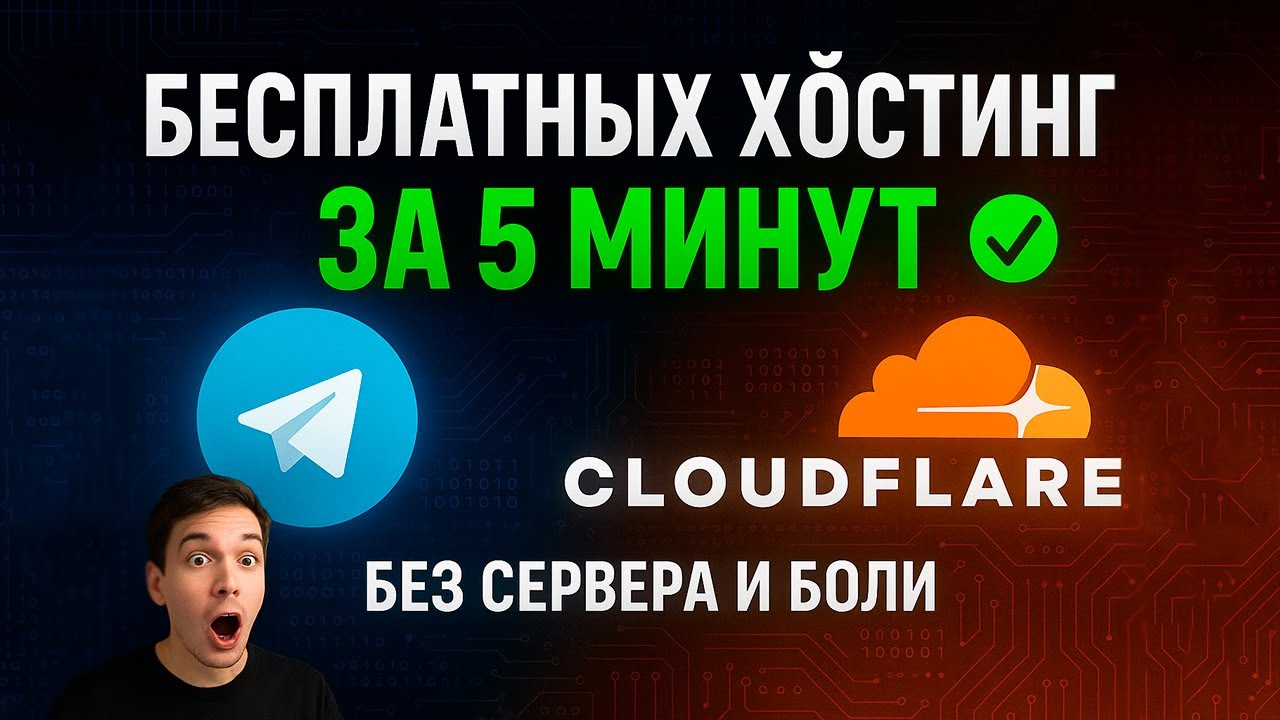 Хостинг Telegram-бота БЕСПЛАТНО за 5 минут | Без сервера и боли
