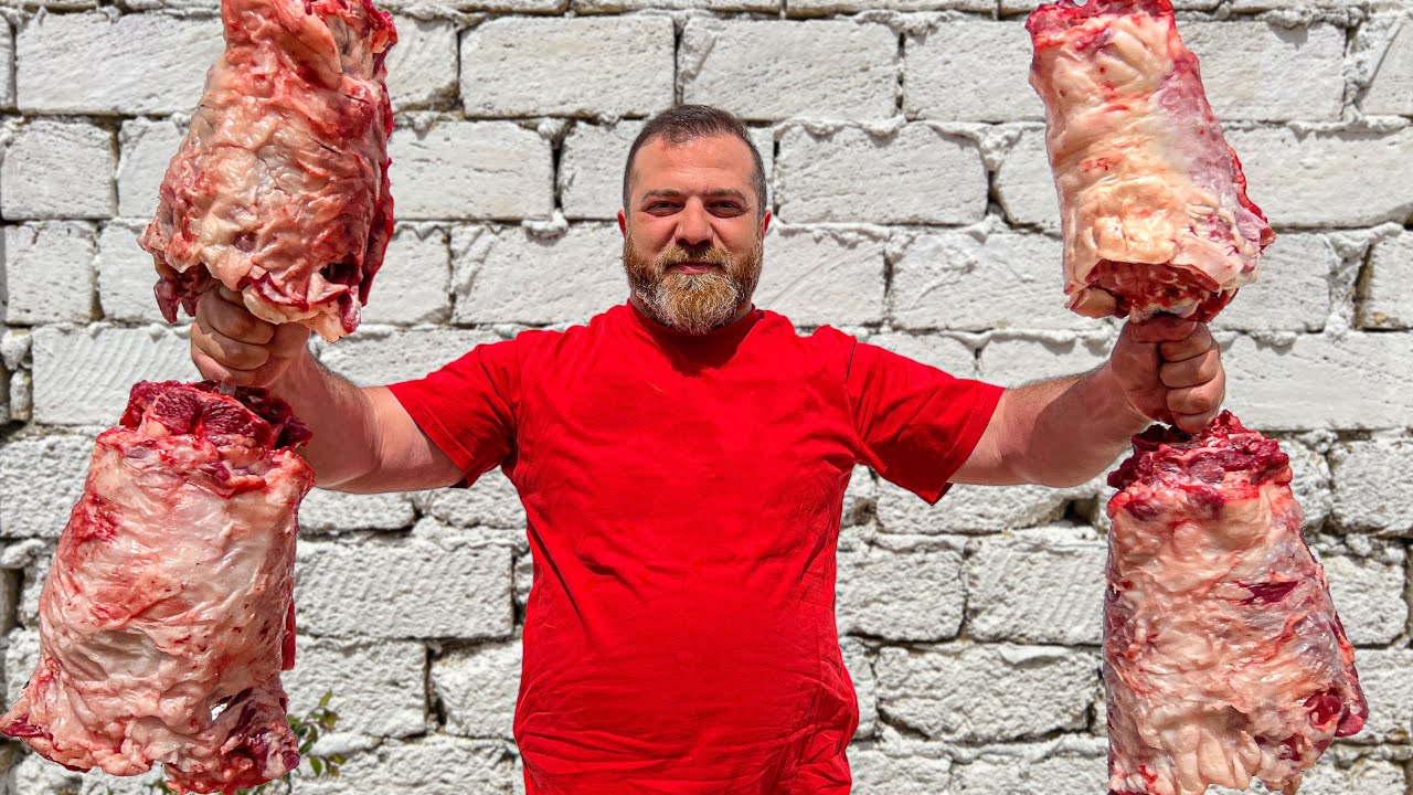 Невероятно Вкусный Способ Приготовления Бараний Шеи под Землей