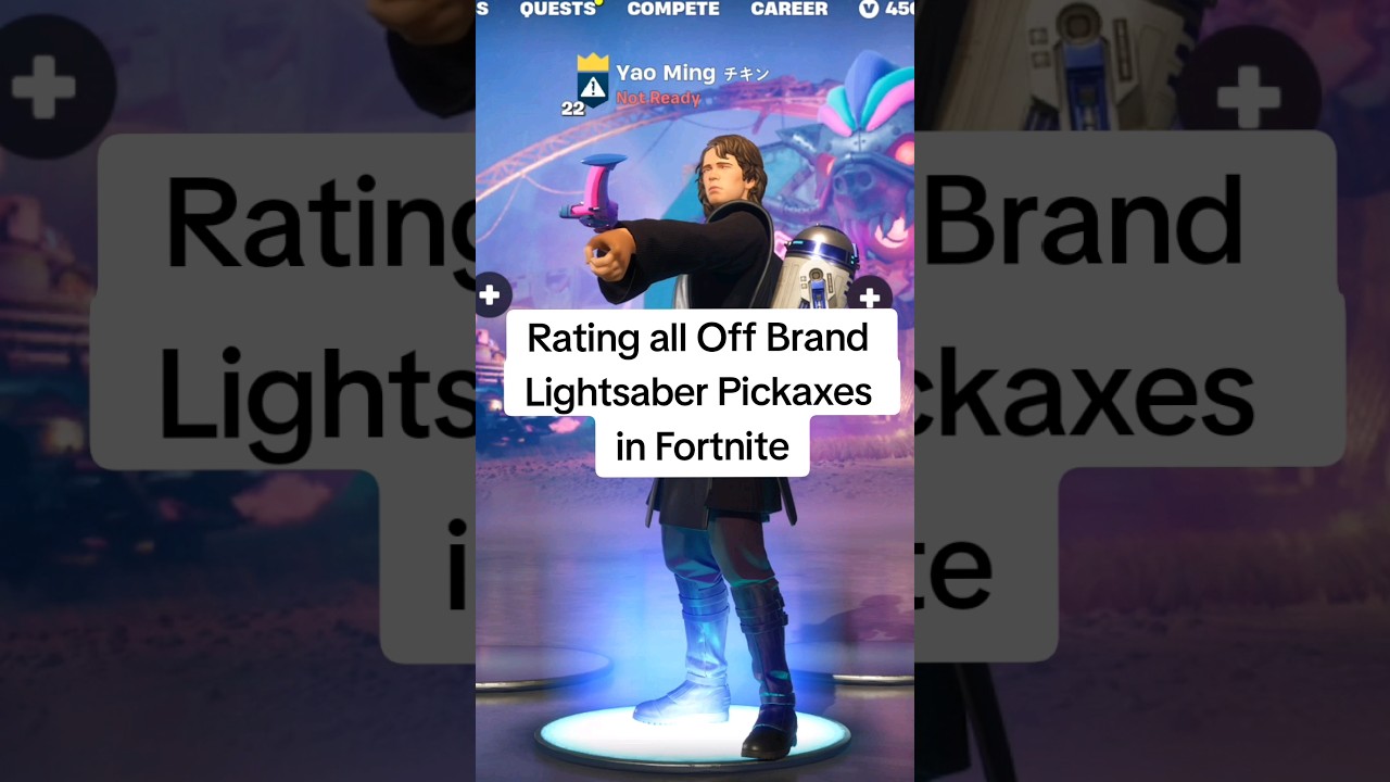 Rating Off-Brand Lightsaber Pickaxes in Fortnite