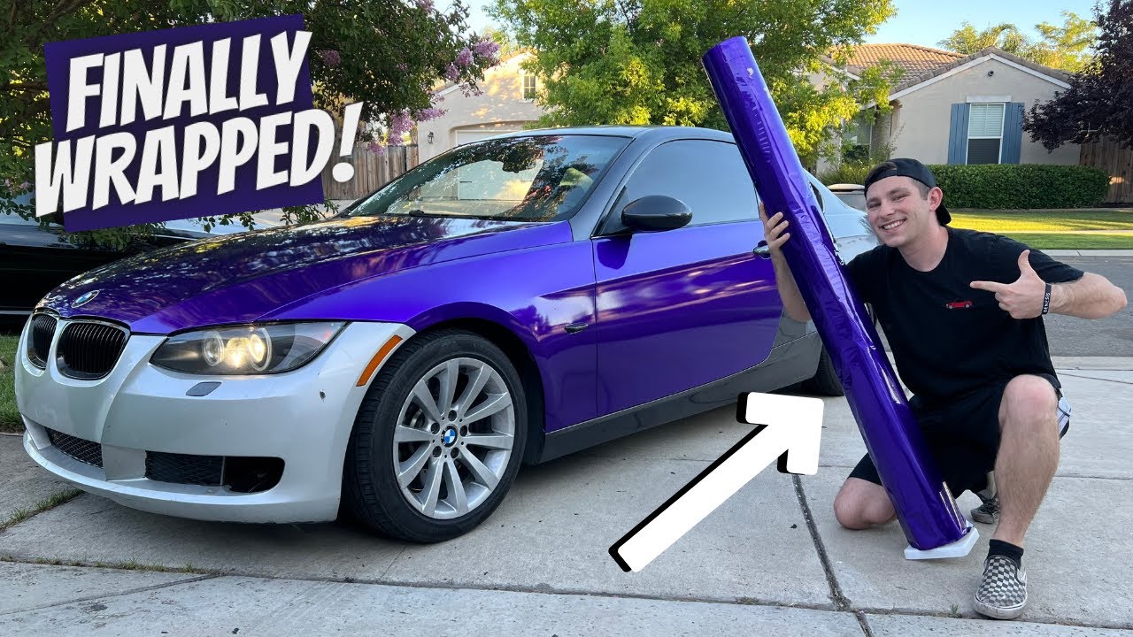 FINALLY WRAPPING MY BMW E92 335I!