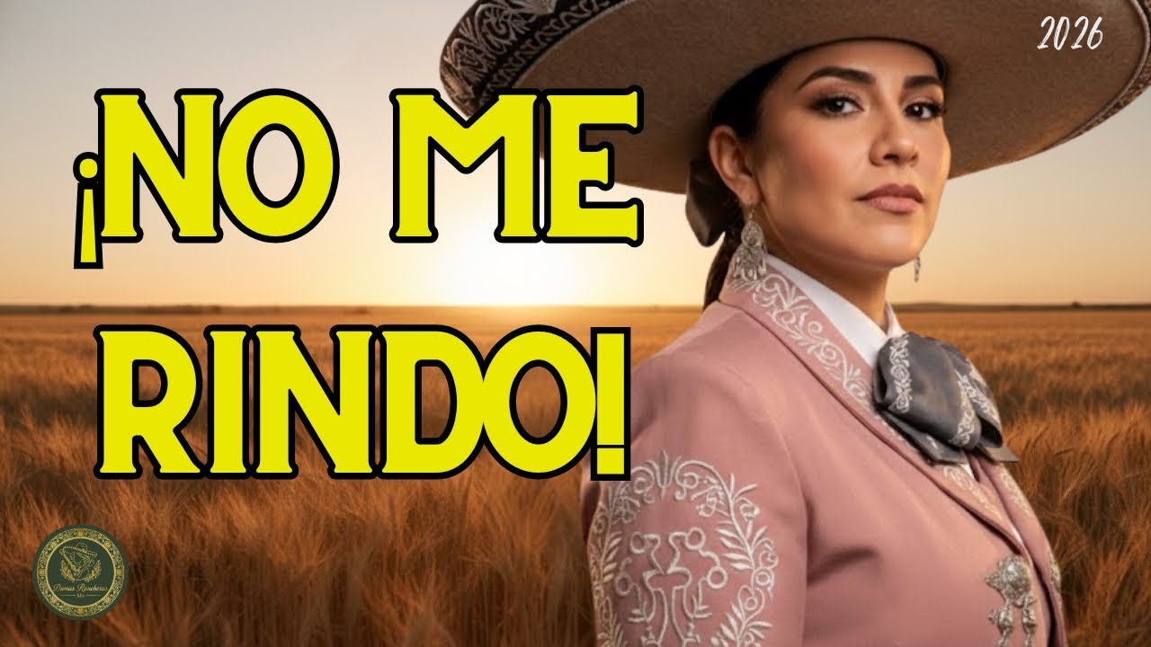 NO ME RINDO - Ranchera Femenina de Amor Propio y Dignidad (Video Oficial 2026) | Damas Rancheras Mx