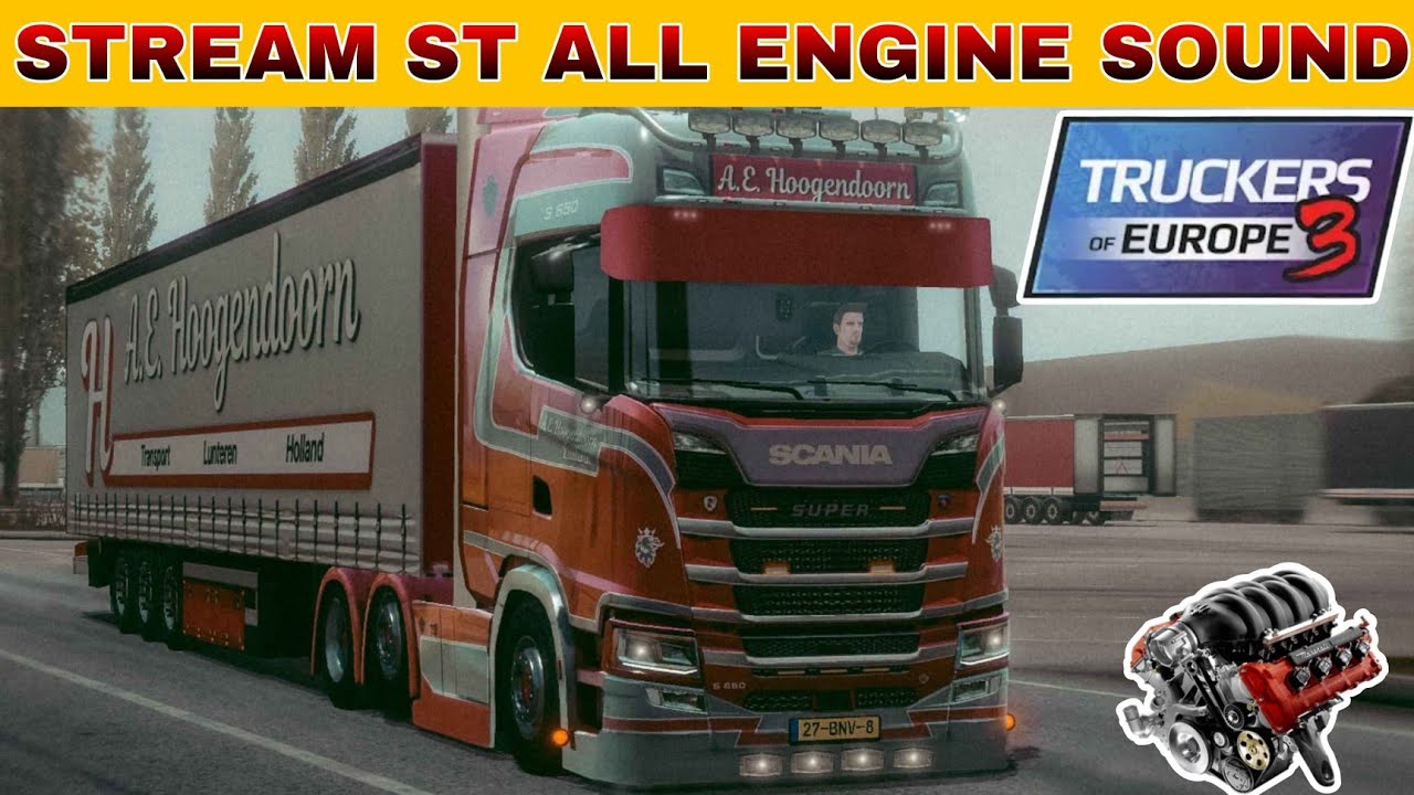 🚛(TOE3) STREAM ST All Eleven Engine Sound Truckers of Europe 3 #wandasoftware