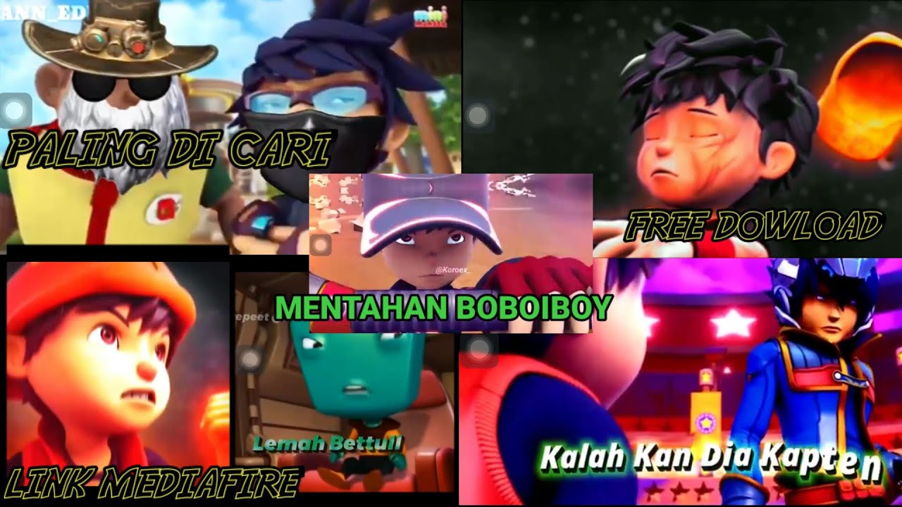 KUMPULAN MENTAHAN BOBOIBOY JEDAG-JEDUG | STORY WA BELIKE |
