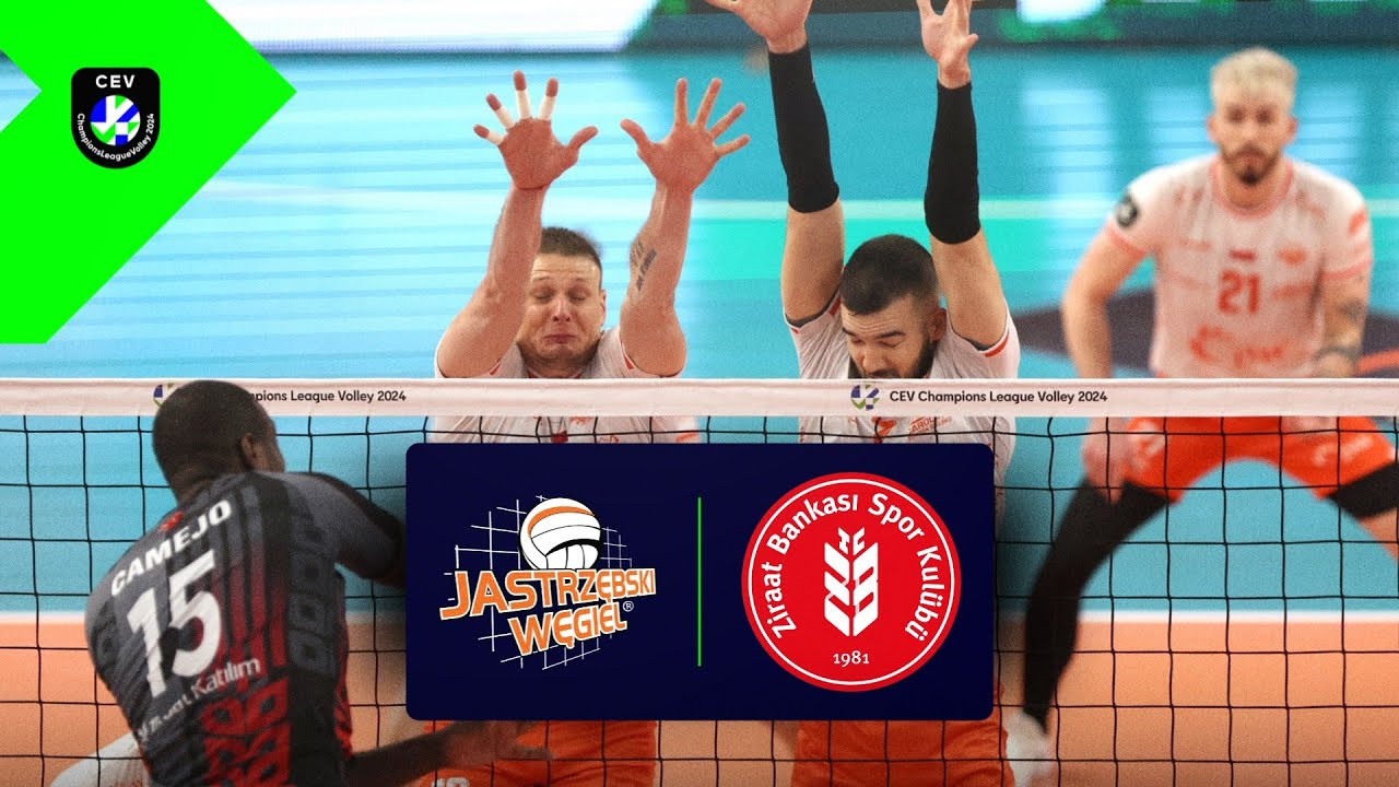 JASTRZEBSKI Węgiel vs. Ziraat Bank ANKARA - Match Highlights