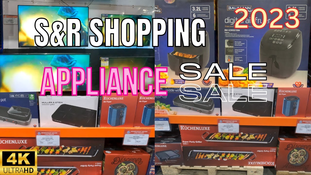 S&R MURANG TV and KITCHEN Appliances ON SALE with Prices