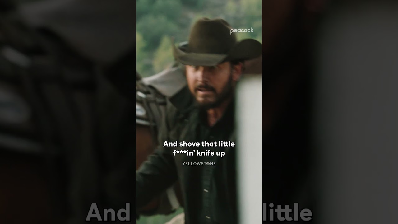 Lesson #1: don&rsquo;t pull a knife on Rip #Yellowstone #RipWheeler #ColeHauser #Shorts