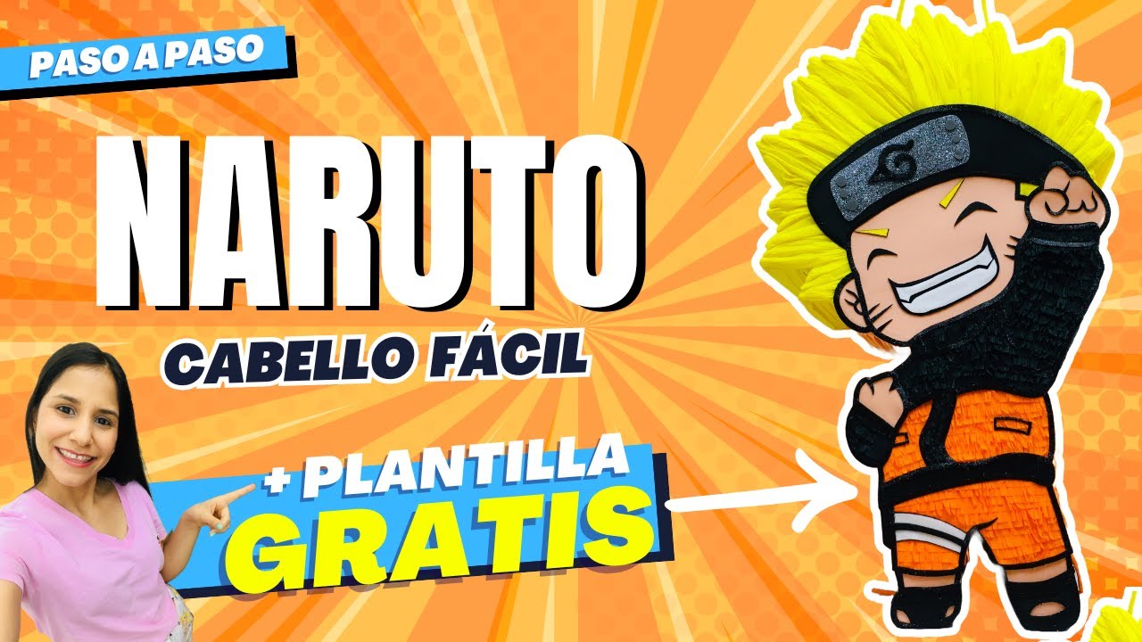 [PIÑATA DE NARUTO] Por Este ERROR no cree la PIÑATA PERFECTA😱😱😱 |  MOLDE GRATIS  Aixsa 😍