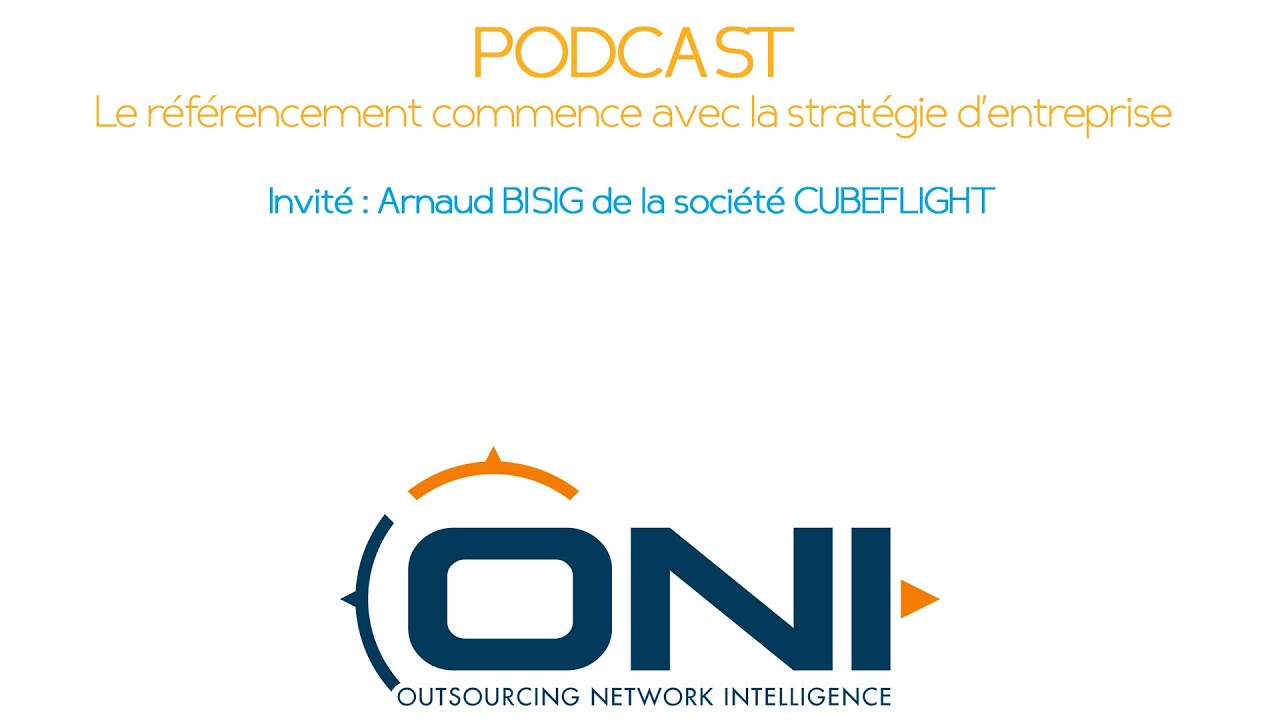 Podcast 001 - Le référencement commence avec la stratégie d'entreprise