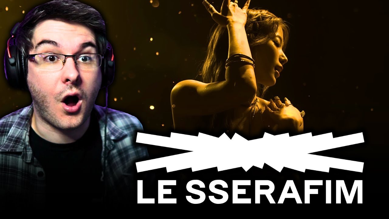 NEW K-POP FAN REACTS TO LE SSERAFIM - 