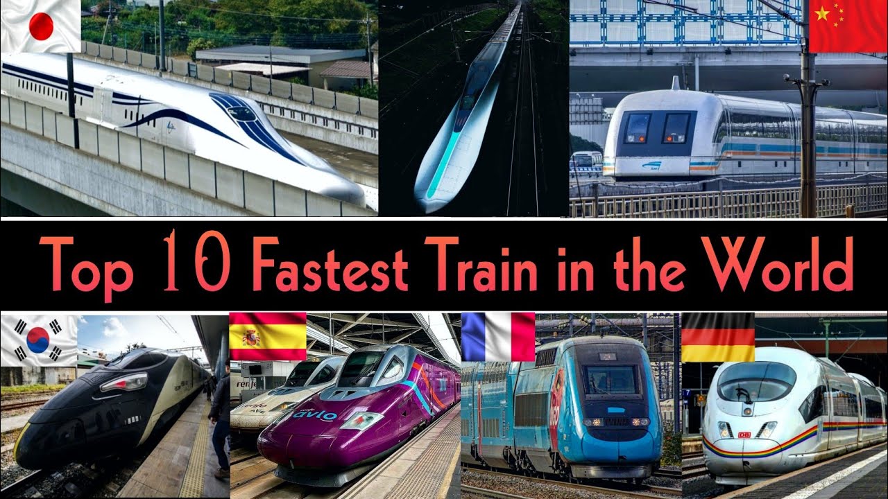 TOP 10 FASTEST TRAIN IN THE WORLD 2025 || Fastest High Speed Trains in the World