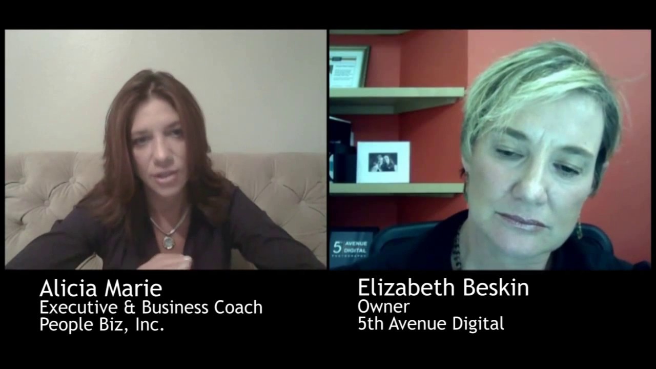 Business Coaching Session with Business and Executive Coach Alicia Marie and Elizabeth Beskin