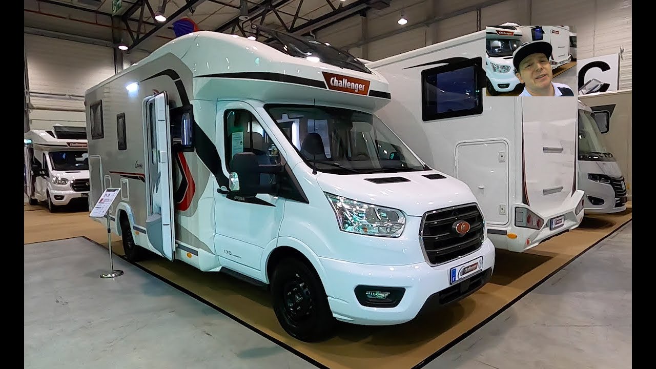 Challenger 347 GA Graphite edition Ford RV Camper Van Camping car walkaround + interior V0177