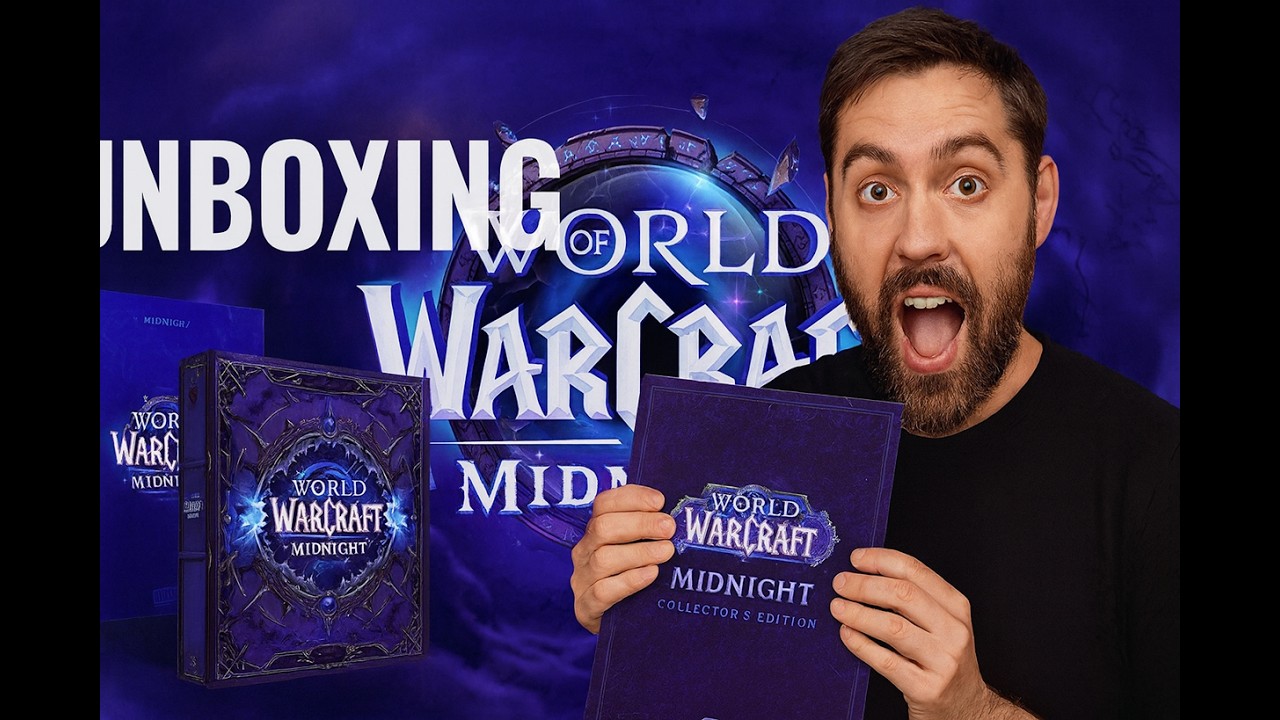 WoW Midnight Collector&rsquo;s Edition Unboxing + My Top 10 WoW Trivia Questions!