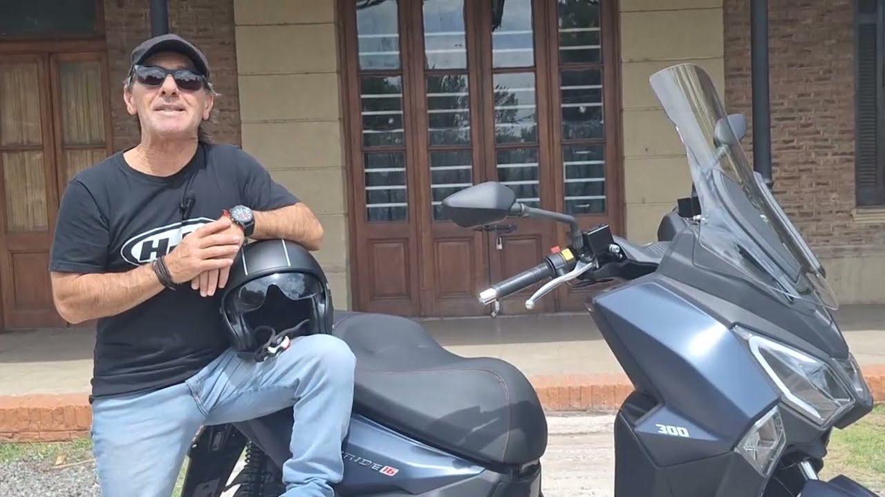 Scooter Viajero. SYM JOYRIDE 300 ¿Cómo es la nueva moto urbana para aventurarse a la ruta?