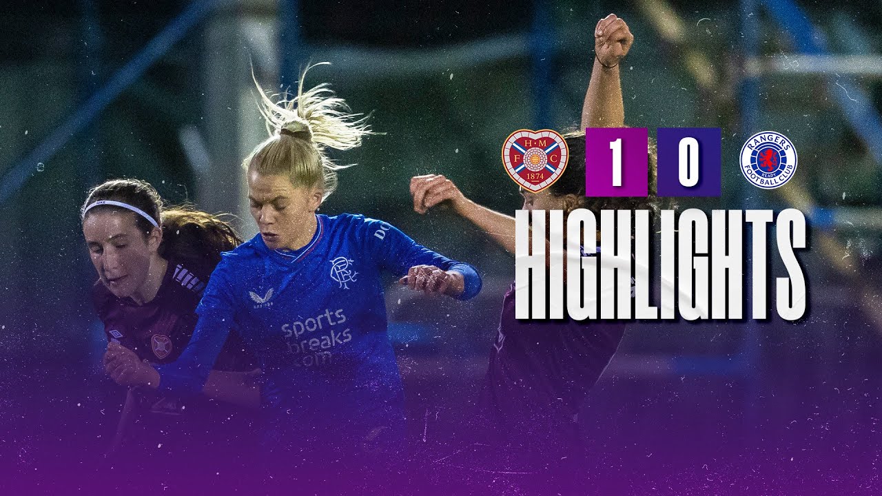HIGHLIGHTS | Hearts Women v Rangers Women | 17 April 2024