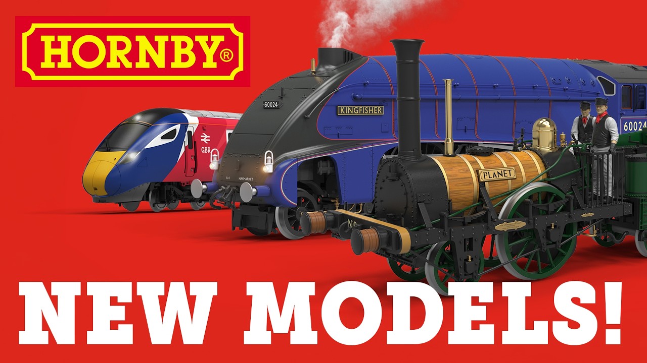 Анонсированы совершенно новые модели Hornby!