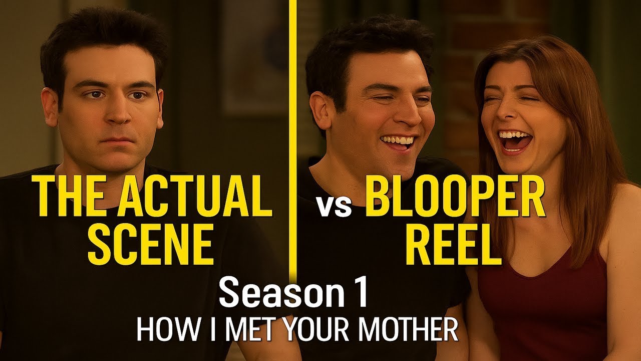 The Actual Scene vs  Blooper Reel   Season 1   How I Met Your Mother