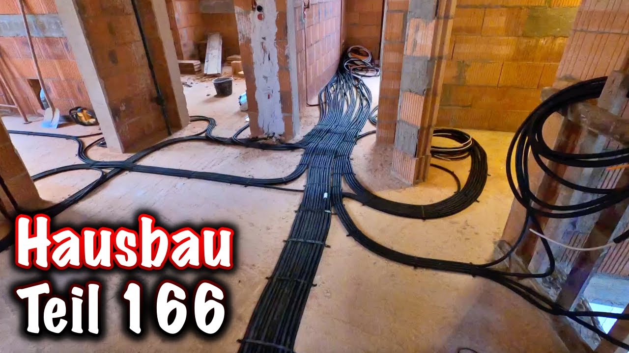 Hausbau Teil 166! (Leerrohre befestigen OG) ElektroM