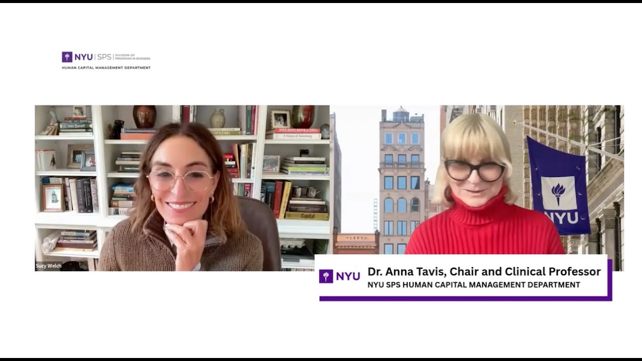 NYU Rethinking Work Series Featuring Suzy Welch on 