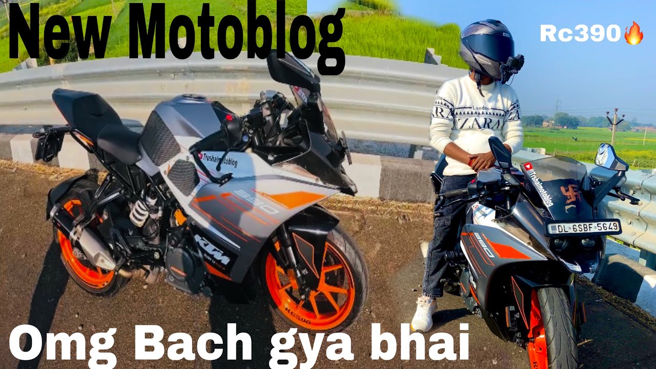 Omg ￼￼new highway😱KTM Rc390🥰#motovlog 