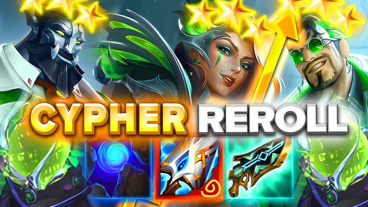 This Cypher Reroll Comp is INSANE at Farming LP!!! | Teamfight Tactics Set 14