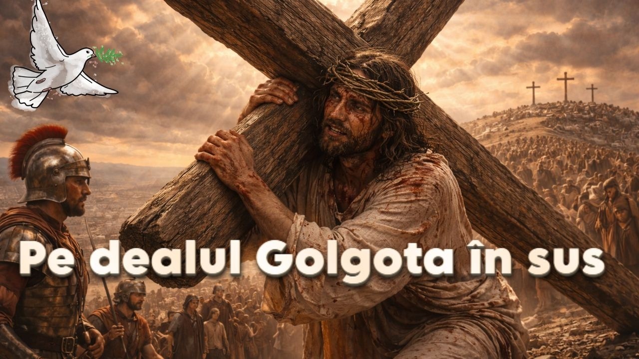 ✝️ Pe Dealul Golgota în Sus  Muzica Crestina #JertfaLuiIsus #Crucea #Mântuire 🙏🔥