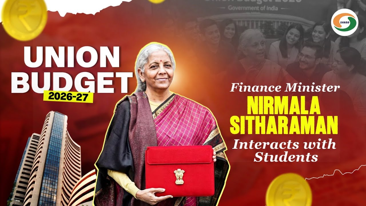 Union Budget 2026-27 | Finance Minister Nirmala Sitharaman Interacts with Students