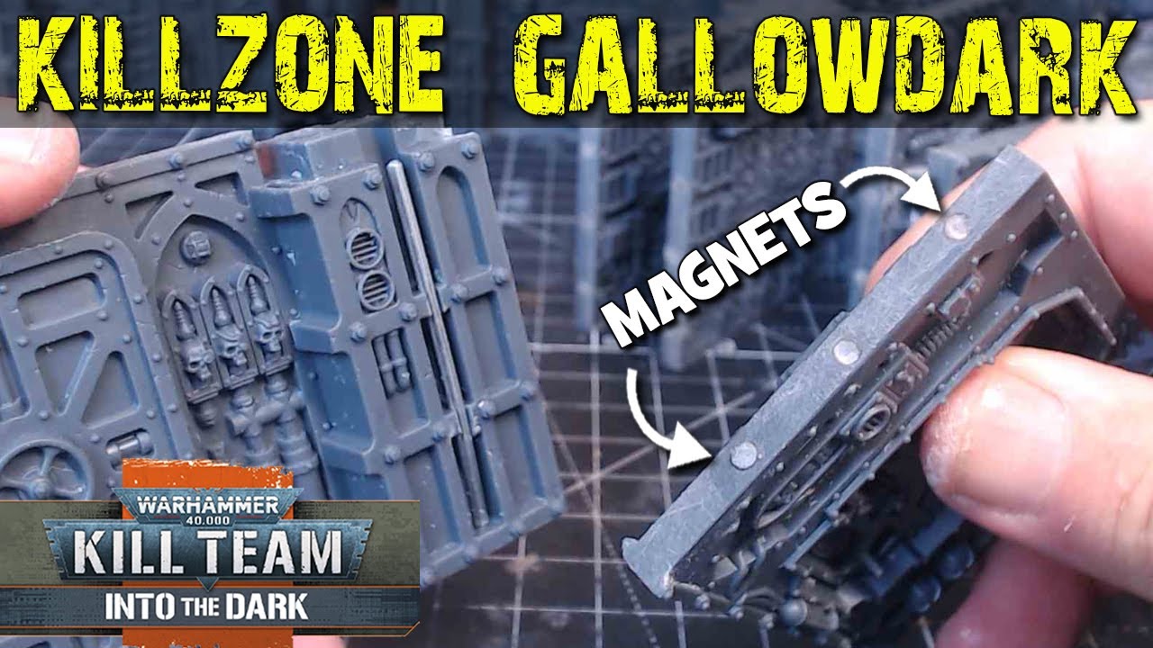 Making Killzone Gallowdark Magnetic Wall Panels