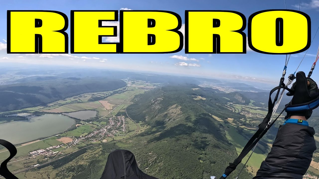 Paragliding Rebro, Slovensko - 63 km na Slovenském Lijaku (12.8.2023)