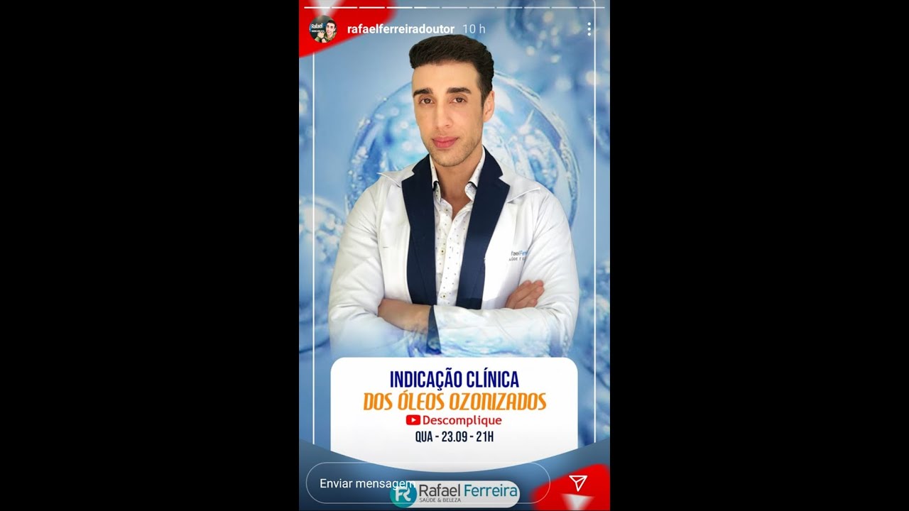 INDICAÇÃO CLÍNICA DOS ÓLEOS OZONIZADOS - DR. RAFAEL FERREIRA