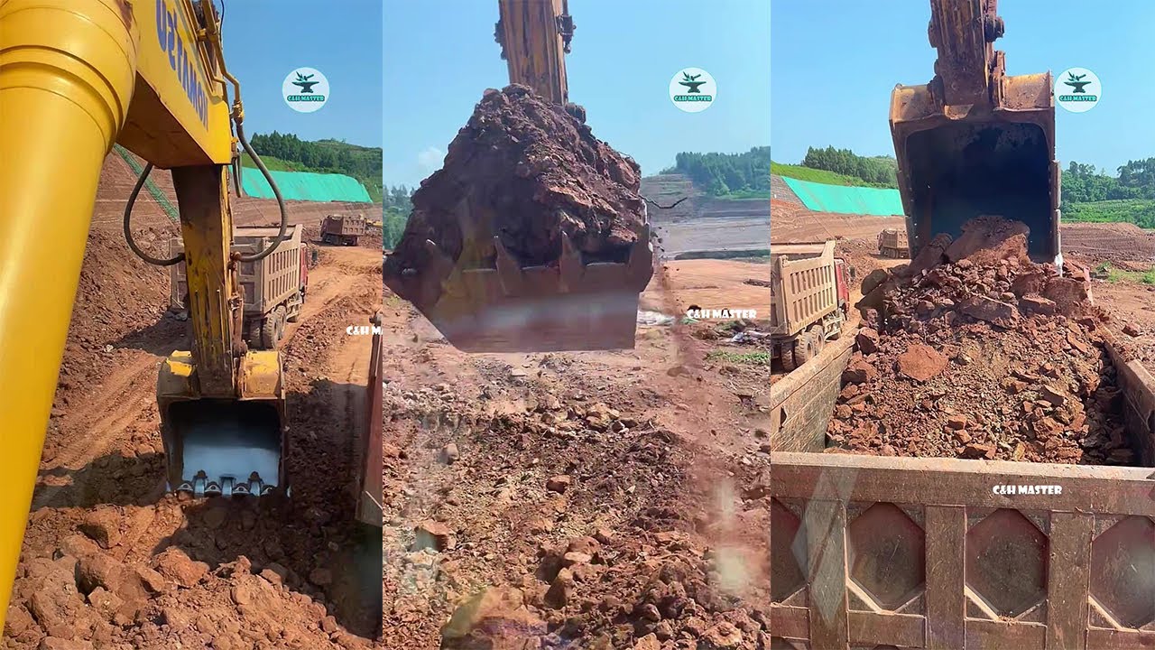 The Process Of Soil Excavation And Transportation P1022